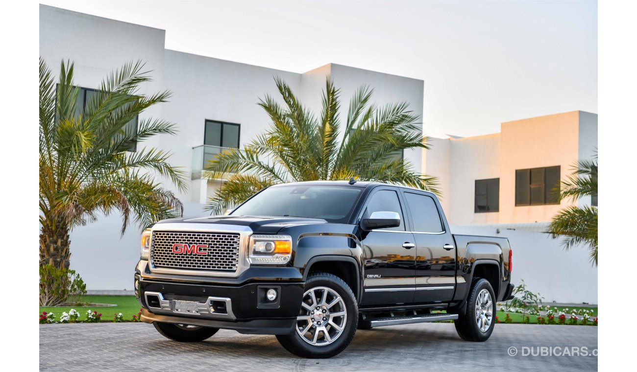 GMC Sierra -  Denali 6.2L V8 - Warranty - GCC - AED 1,898 - 0% Downpayment