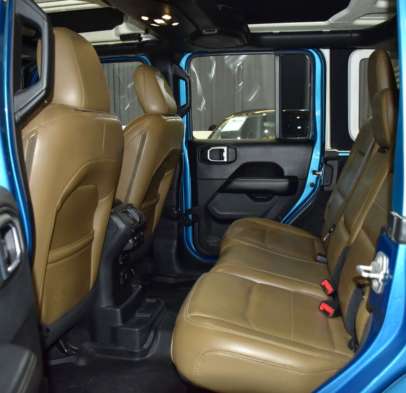 Jeep Wrangler EXCELLENT DEAL for our Jeep Wrangler Unlimited Sahara ( 2020 Model ) in Blue Color GCC Specs