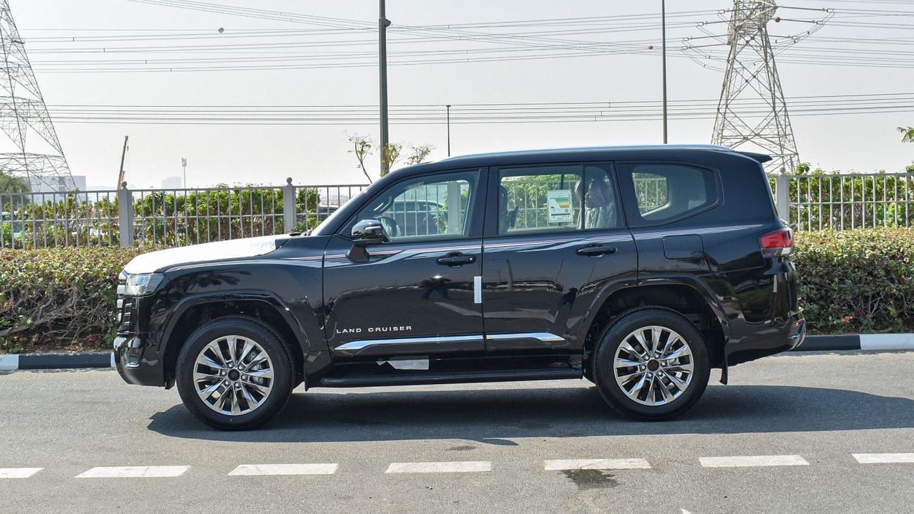 تويوتا لاند كروزر ECTAGR025 - 2025 Toyota LC300 GXR High -  3.5L Petrol Auto - With Radar - Black with Black Interior