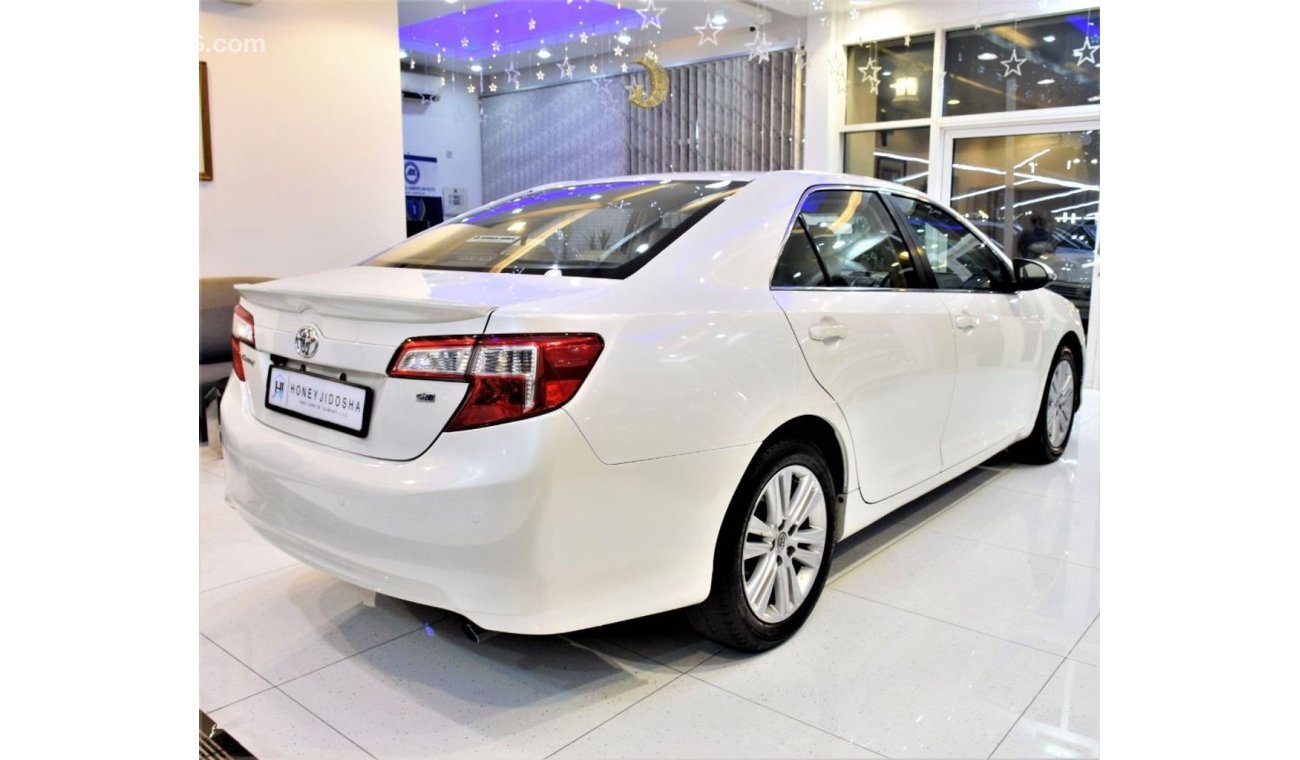 Toyota Camry ( صبغه وكاله ORIGINAL PAINT ) Toyota Camry S+ 2014 Model!! in White Color! GCC Specs