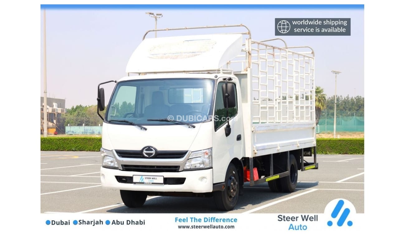 Hino 300 Short Chassis Truck with Grill Body | GCC Specs | Excellent Condition