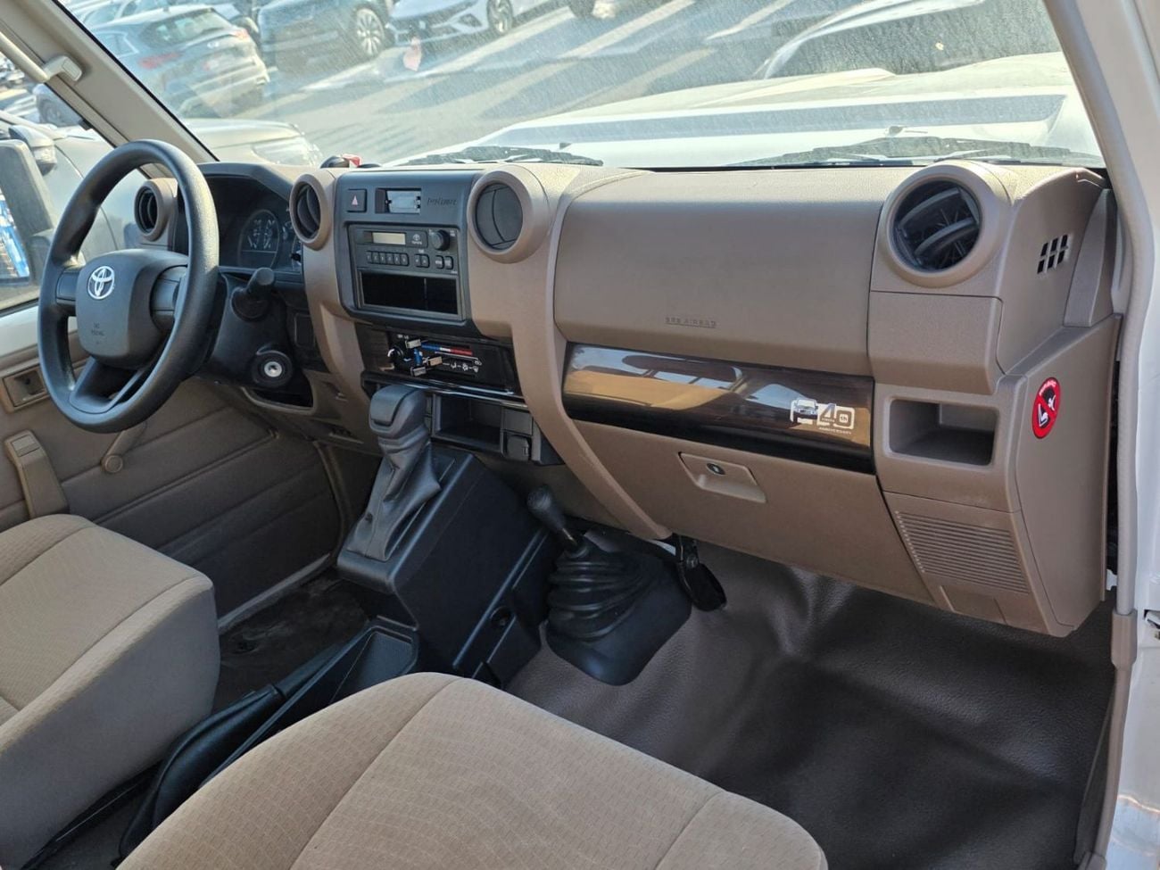 Toyota Land Cruiser DLX Diesel 2.8 liter ,Automatic gear ,Manual  Windows ,Left Hand Drive