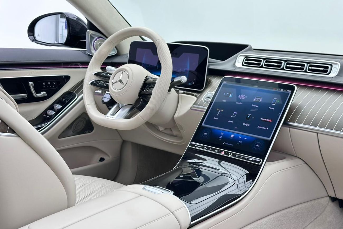 Mercedes-Benz S 63 AMG 2024 Mercedes S63 E Performance, 2026 Mercedes Warranty, 2 Years Mercedes Service Contract, FSH