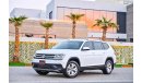 Volkswagen Teramont | 2,233 P.M | 0% Downpayment | Agency Warranty