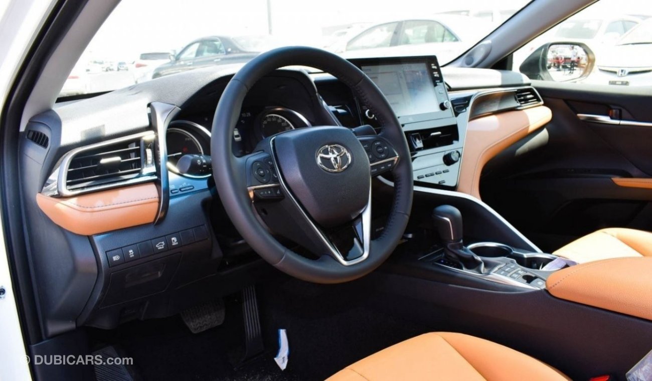 Toyota Camry Brand New Camry Grande 2.5L Hybrid | 40th Anniv | White/Brown | 2023 Model |