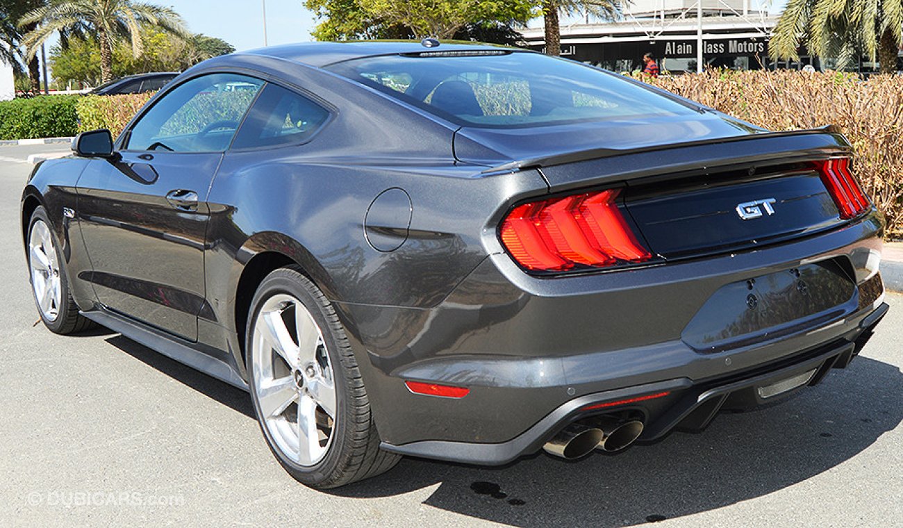 Ford Mustang 2019 GT Premium w/ Digital Cluster, 5.0 V8 GCC, 0km w/3Yrs or 100K km WNRTY + 60K km SRVC @ Al Tayer