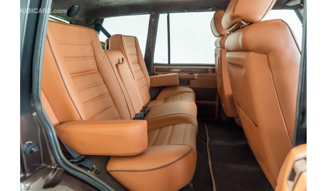 لاند روفر رينج روفر 1988 Range Rover Vogue SE 3.5L V8 Fuel Injection / British Motor Industry Heritage Trust Certified M