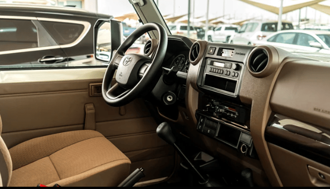 تويوتا لاند كروزر ECTMKC001 – 2025 Toyota LC78 3 Doors Hardtop – 2.8L Diesel Manual – White  with Tan Interior