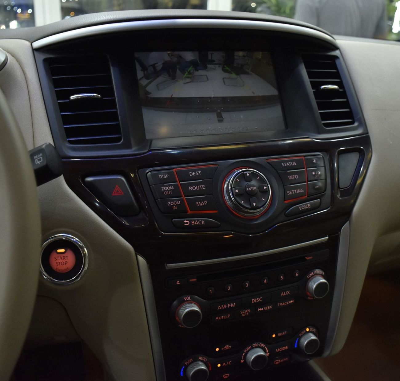 نيسان باثفايندر EXCELLENT DEAL for our Nissan Pathfinder SV 4WD ( 2015 Model ) in White Color GCC Specs