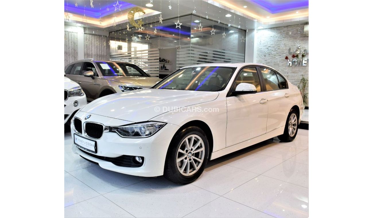 بي أم دبليو 320 ORIGINAL PAINT ( صبغ وكاله ) BMW 320i 2015 Model!! in White Color! GCC Specs