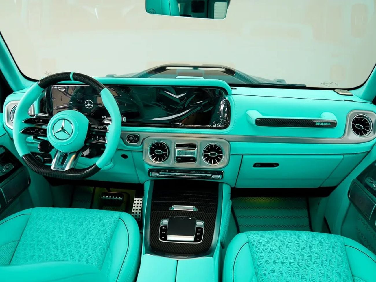 Mercedes Benz G63 AMG BRABUS G800 G63 AMG Brabus Kit | KM | Tiffany Blue Interior