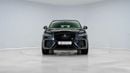 Jaguar F Pace SVR 5.0L Special Offer | AED 4,423 PM | Super Low KM, Warranty, Service Oct 2028 | F Pace P550 SVR