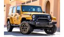 Jeep Wrangler Sahara Unlimited (Rubicon Kit) 2014 GCC under Warranty with Zero Down-Payment.