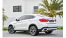 BMW X6 xDrive 50i - Under Warranty - GCC - AED 2,722 P.M - 0% D.P