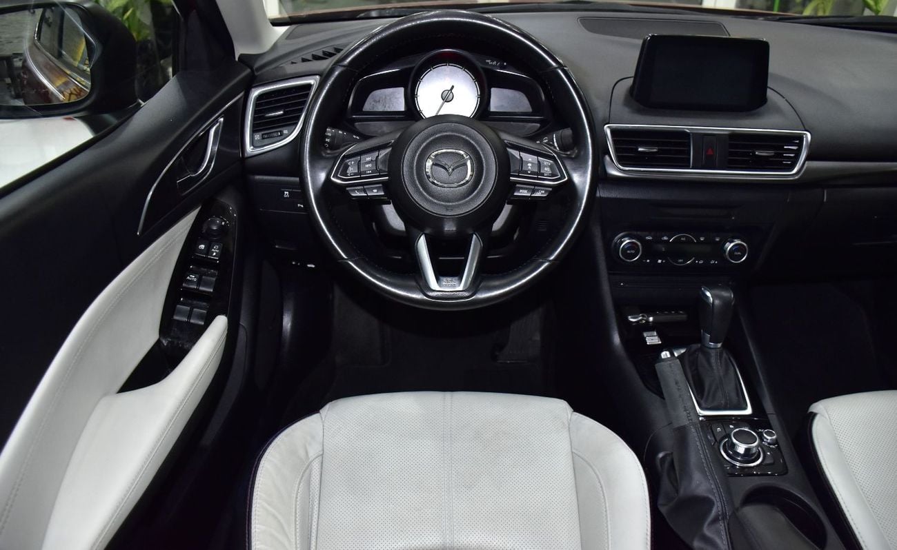 Mazda 3 EXCELLENT DEAL for our Mazda 3 ( 2017 Model ) in Red Color GCC Specs