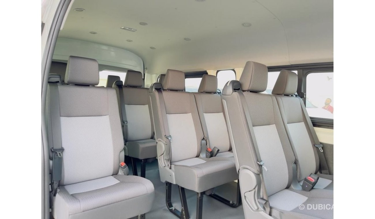 تويوتا هاياس Toyota Hiace 2.8L 14 seater Diesel High Roof (DVD+Camera+ 3 point seat belt) 2023