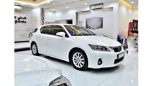 Lexus CT 200h EXCELLENT DEAL for our Lexus CT200 HYBRID ( 2012 Model ) in White Color GCC Specs