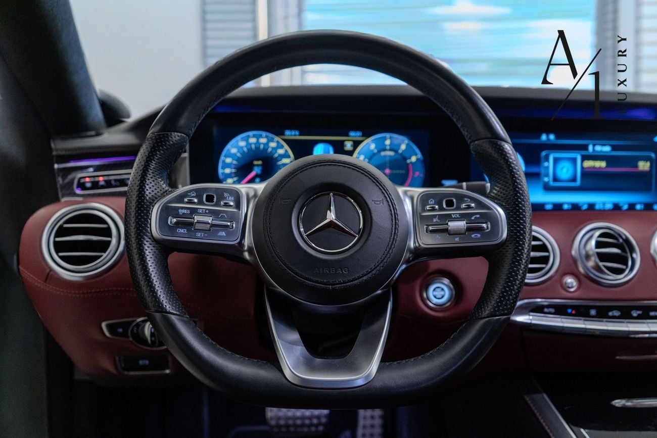 مرسيدس بنز S 560 كوبيه  2018 Mercedes Benz S560 Convertible V8, Service History, Fully Loaded, Excellent Condition, GCC Spec