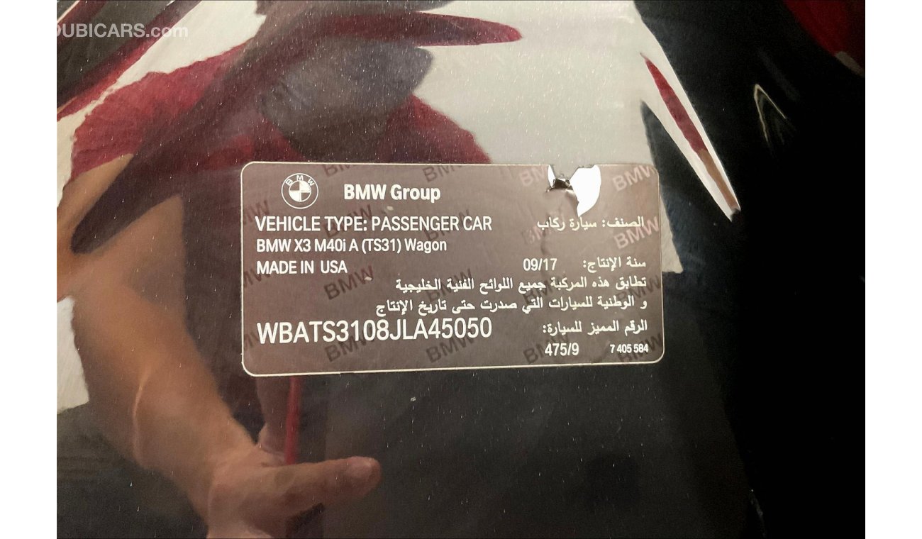 BMW X3 M40i M Sport