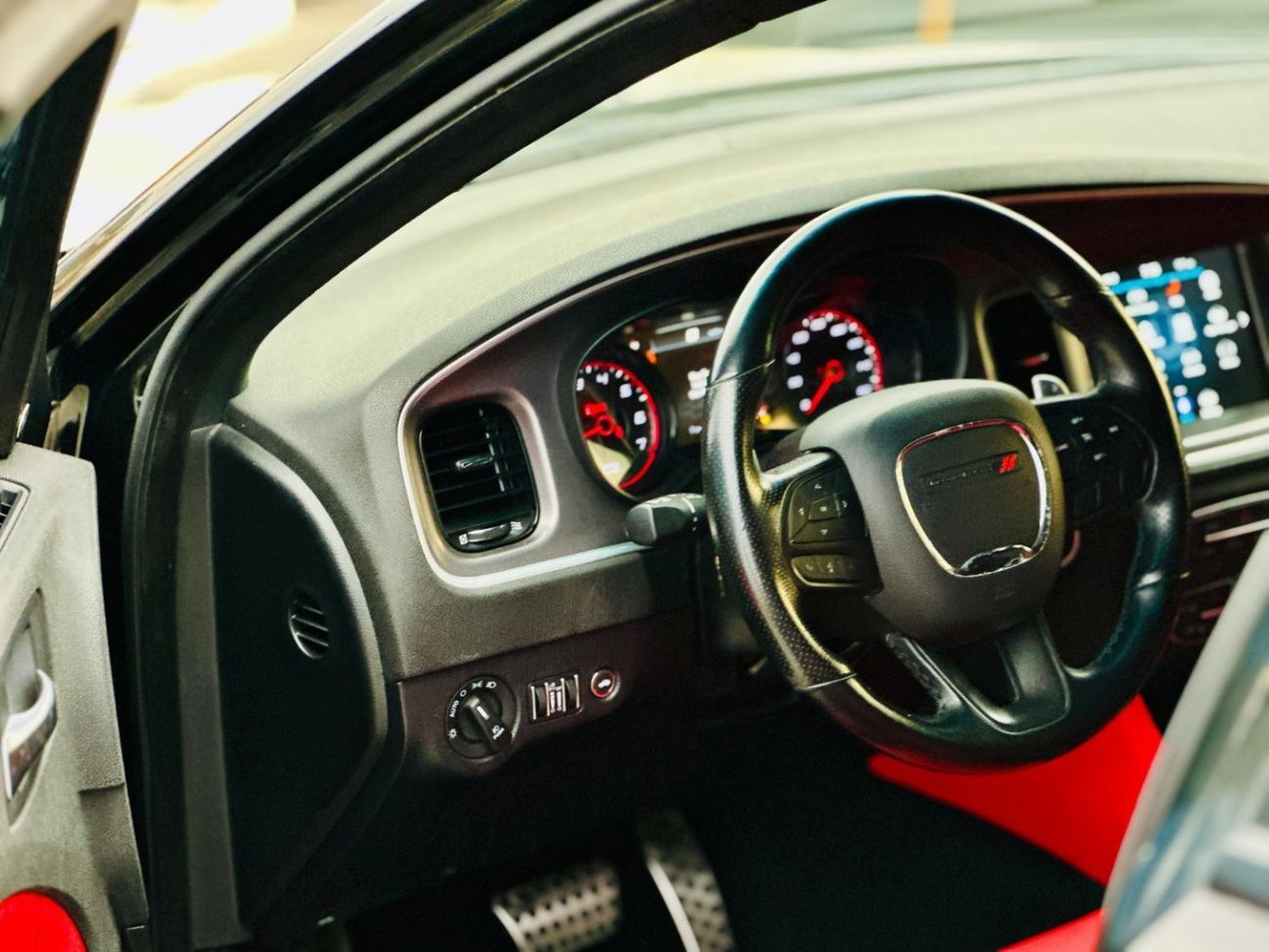 Dodge Charger 5.7L R/T | Monthly AED 1360/- | 0% DP | Widebody Kit | Custom Leather Seats | # 65894