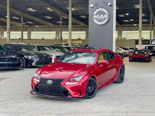 لكزس RC 350 F sport 3.5L V6 / ELECTRONIC CLUSTER / COOLING AND HEATING SEATS / MOUSE / BIG SCREEN