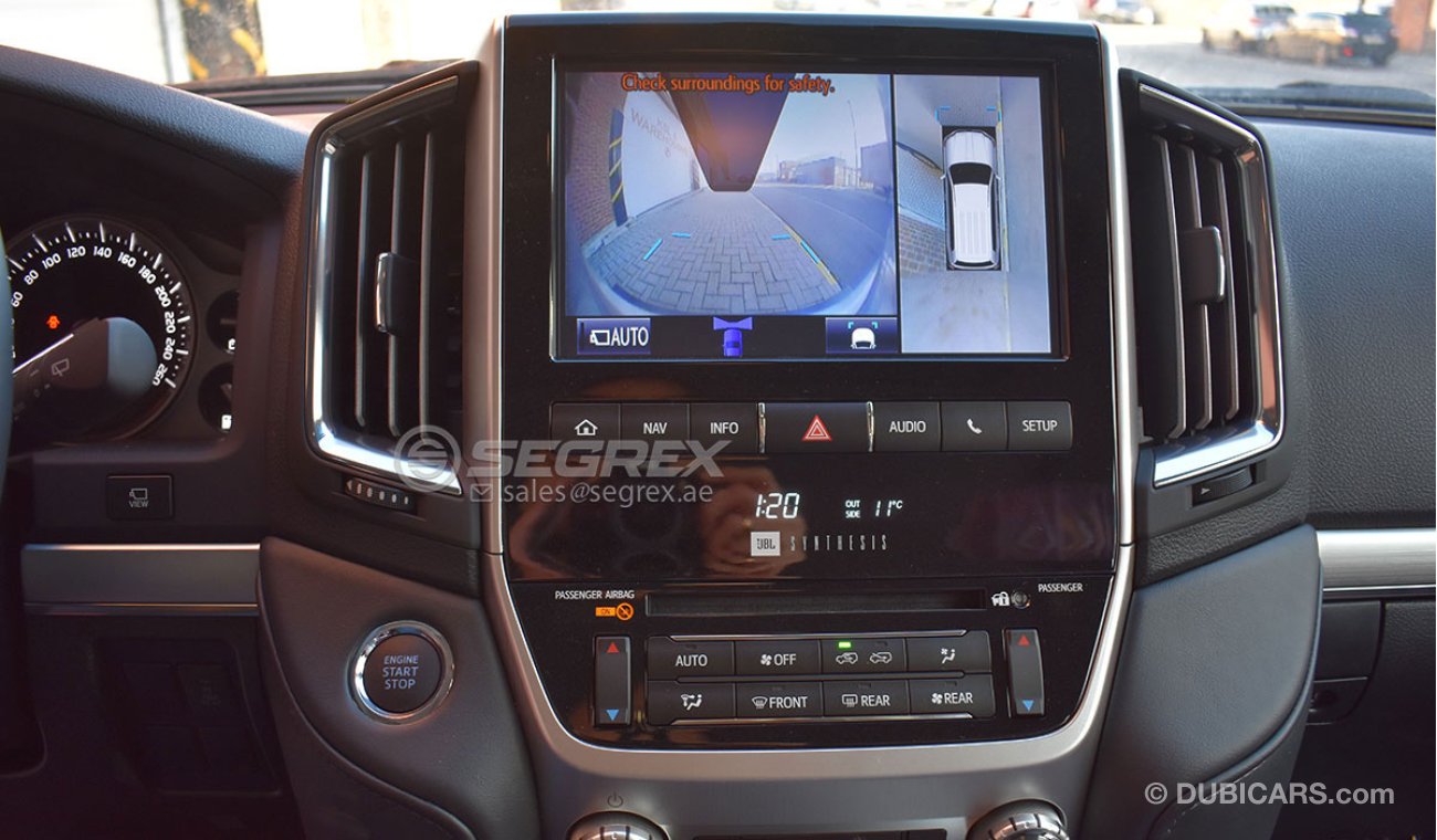 تويوتا لاند كروزر 4.5L VX Visión 360°, Asientos de Cuero, Sonido JBL Premium, Techo Solar Turbo Diesel T/A 2019