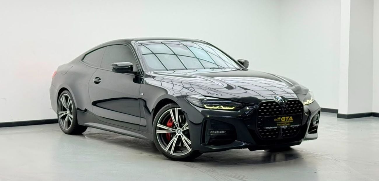 BMW 430i M-Sport 2021 BMW 430i M-Sport Coupe, 2026 BMW Warranty + Service Pack, Full BMW Service History, GCC