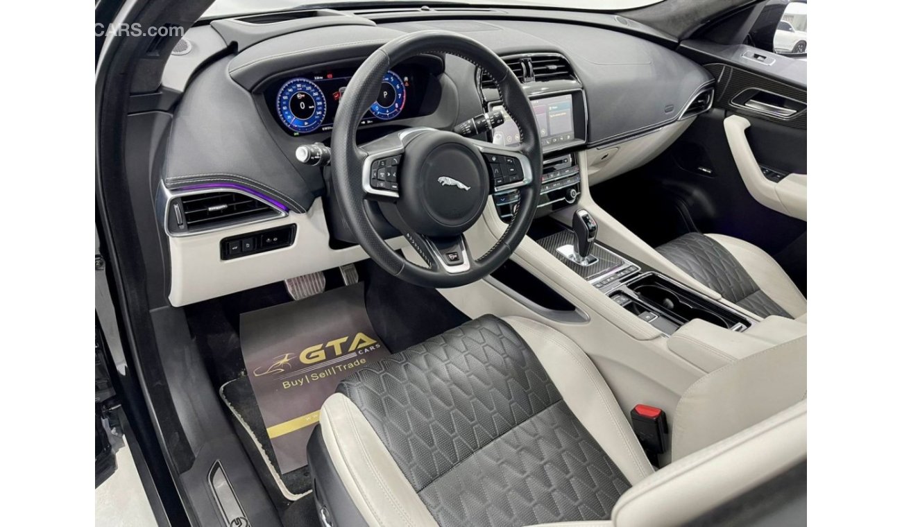 جاكوار F بيس 2020 Jaguar F Pace SVR SuperCharged, 01/2025 Agency Warranty + Service Contract, GCC