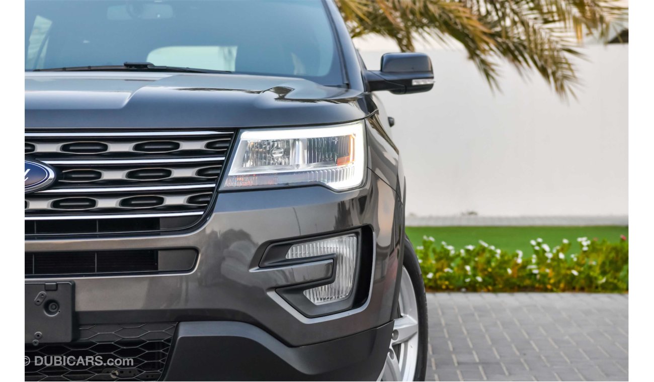 Ford Explorer XLT - 12,000kms Only - With Warranty - Grab this fantastic SUV for AED 2,037 PM - 0% DP