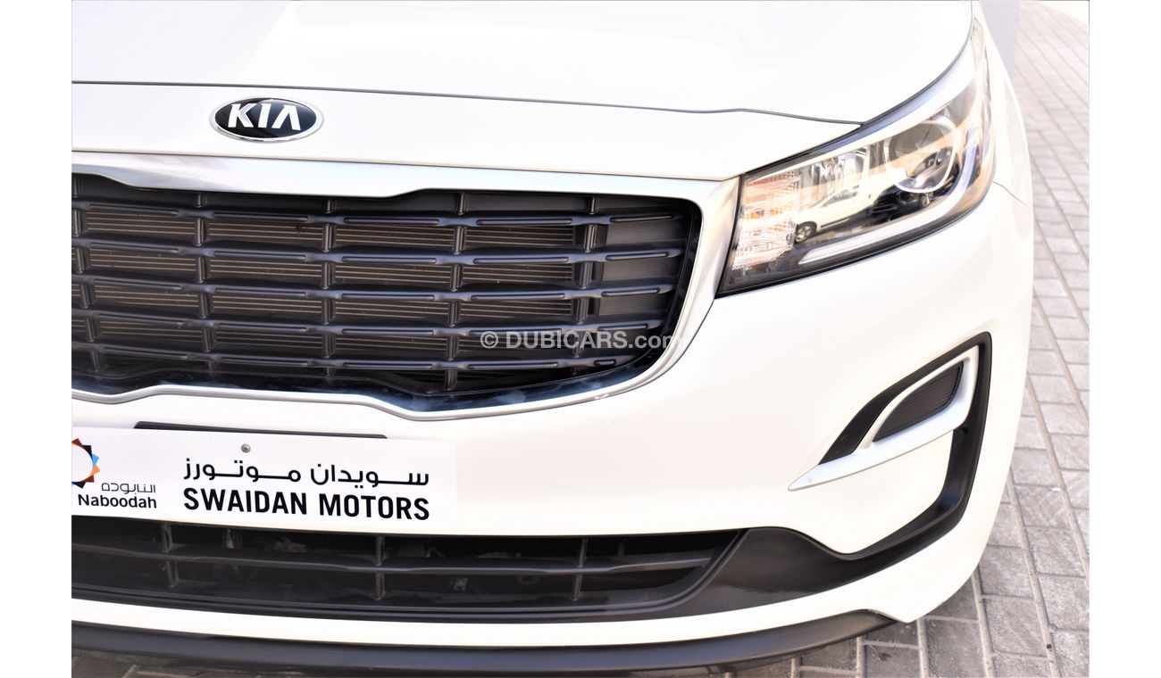 Kia Carnival AED 1762 PM | 3.3L LX V6 GCC WARRANTY