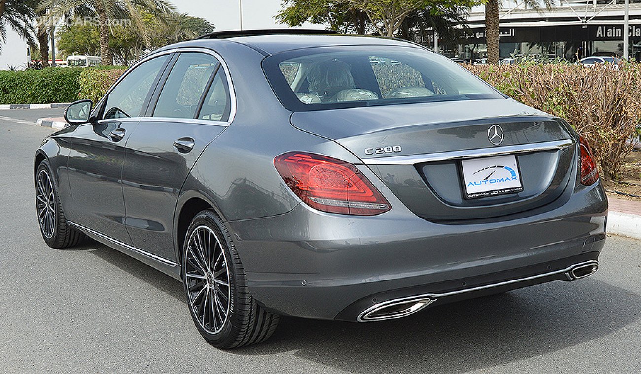 مرسيدس بنز C200 2019 AMG, Sedan, GCC, 0km with 2 Years Unlimited Mileage Warranty from Dealer (RAMADAN OFFER)