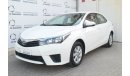 Toyota Corolla 2.0L SE 2016 MODEL WITH REAR SENSOR CRUISE CONTROL