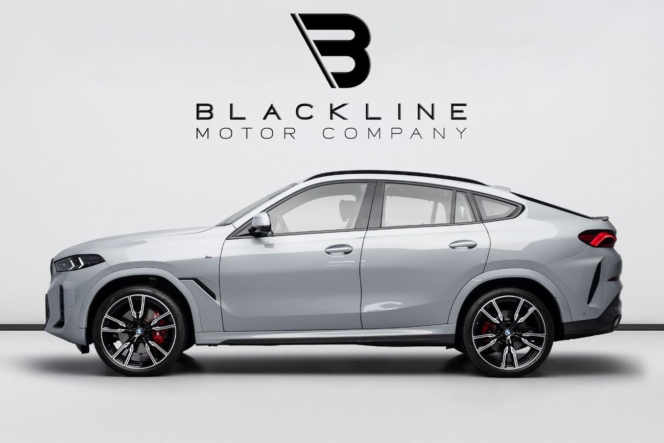 BMW X6 XDRIVE40I M SPORT BUY NOW, PAY 2027 | THE BLACKLINE STANDARD | BMW Warranty + Service Contract, GCC,