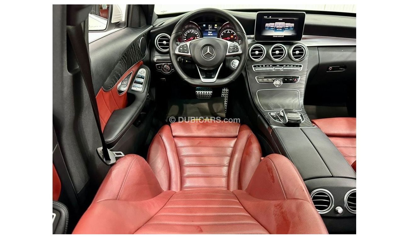 مرسيدس بنز C 200 Std 2017 Mercedes Benz C200 AMG, Warranty, Service History, Excellent Condition, GCC