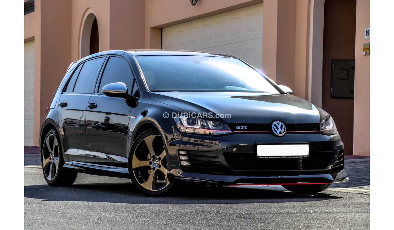 فولكس واجن جولف GTI (Oettinger Body Kit) 2015 GCC under Agency Warranty with Zero Down-Payment.