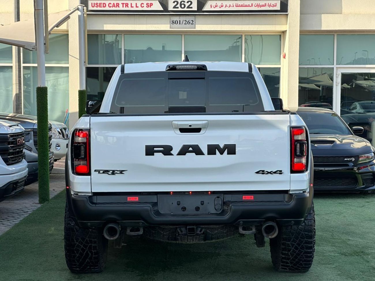 رام 1500 TRX DODGE RAM TRX 6.2 SUPER CHARGE 2022 GCC FULL OPTION ORIGINAL PAINT PERFECT CONDITION UNDER WARRANTY