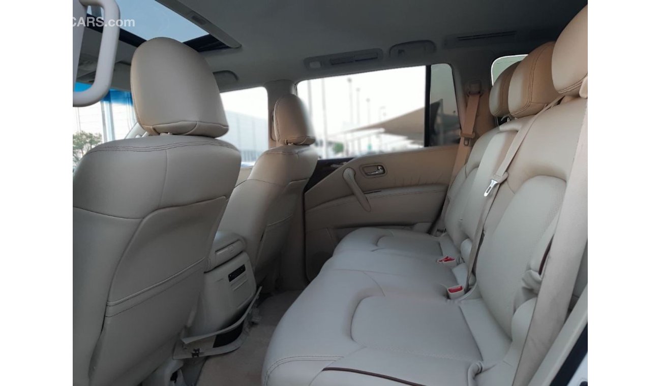 Nissan Patrol Safari نيسان باترول خليجي 2014 فل اوبشن فتحة جلد