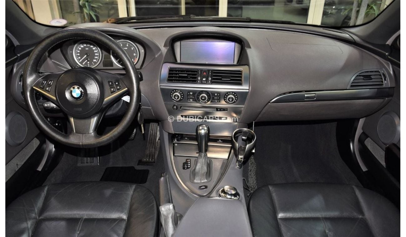 BMW 645 EXCELLENT DEAL for our BMW 645Ci CONVERTIBLE ( 2004 Model! ) in Silver Color! GCC Specs