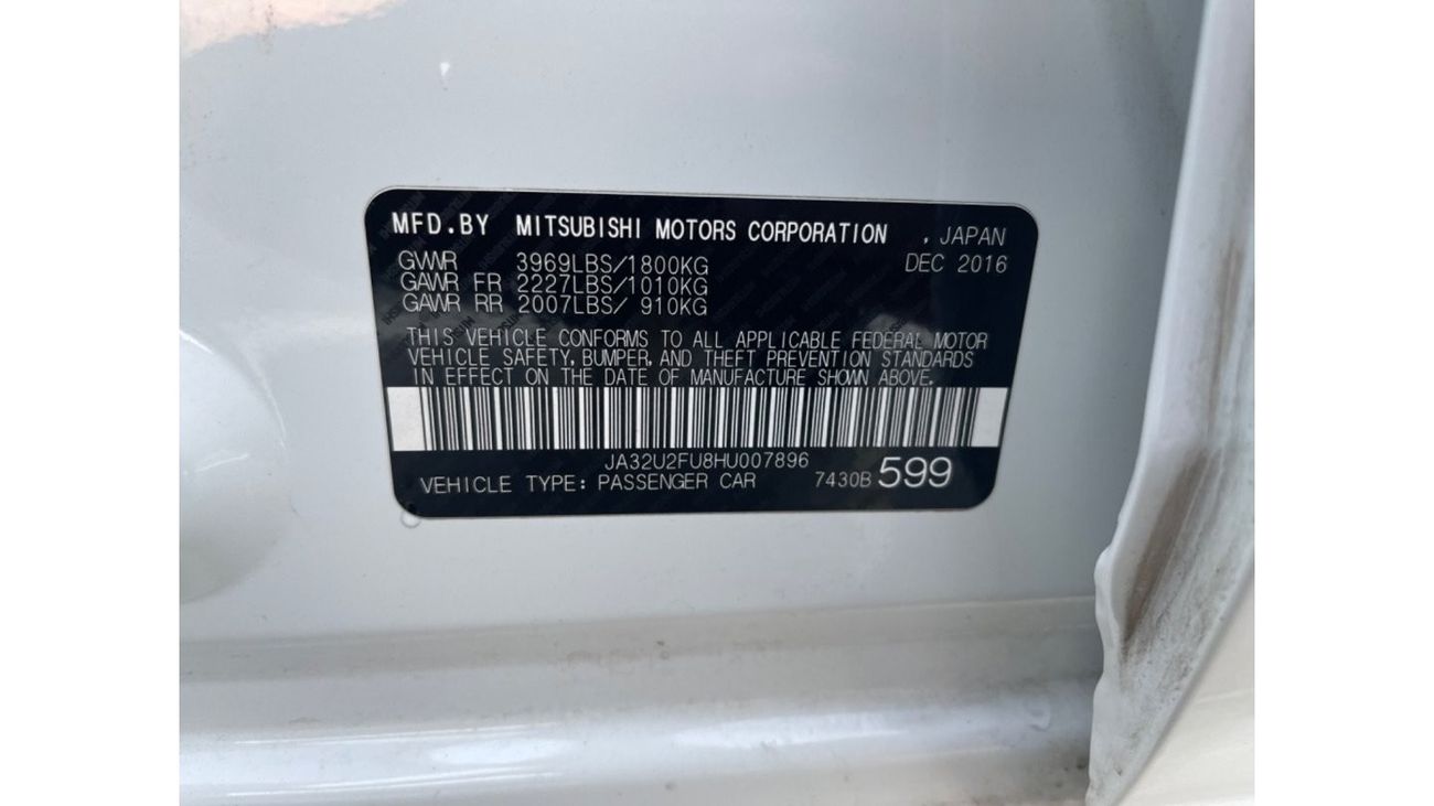 Mitsubishi Lancer ES Mitsubishi Lancer 2,0   Model 2017 USA full automatic Excellent Condition