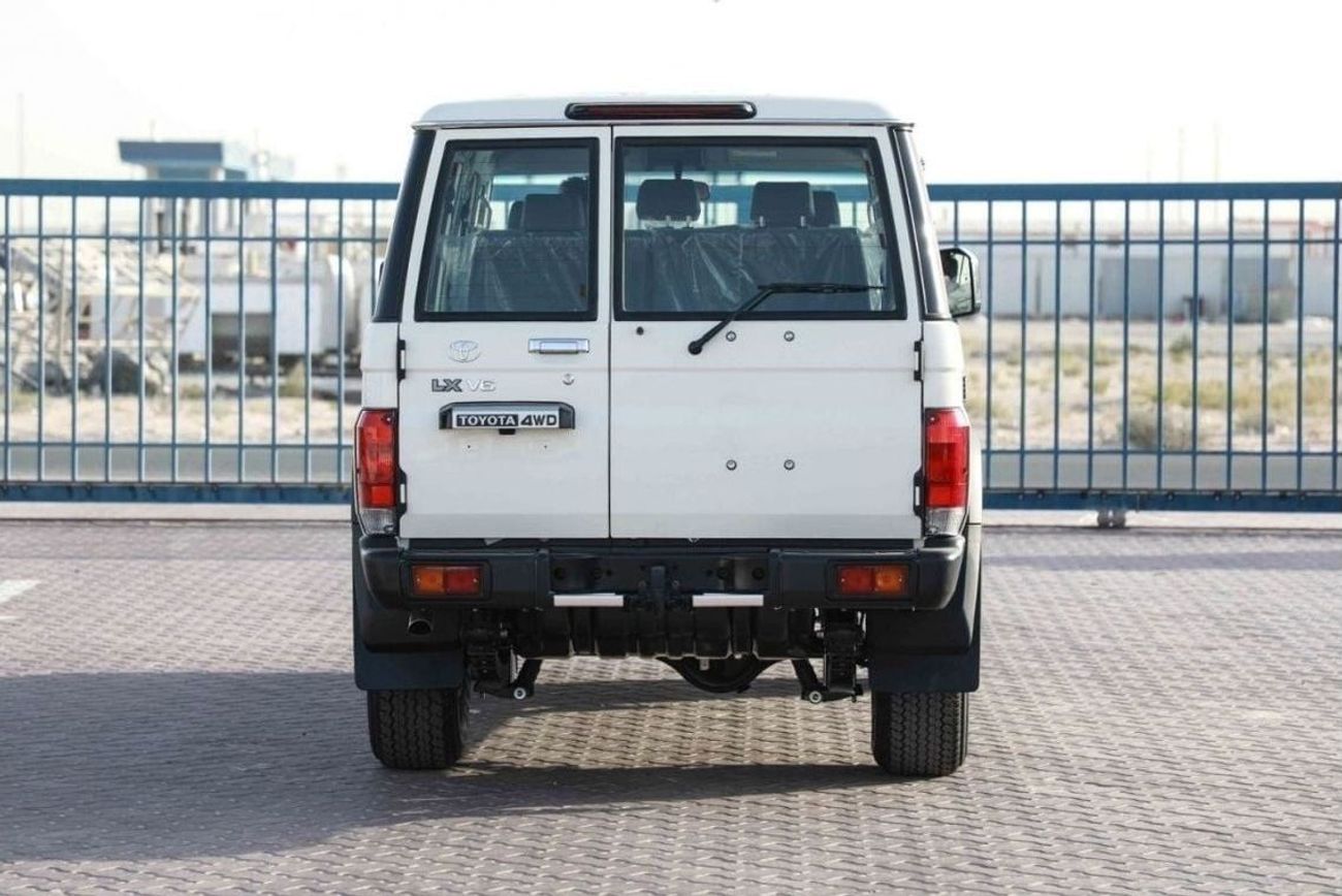 Toyota Land Cruiser 70 2024 Toyota LC76 4.0 Hard Top LX HI - White inside Bluish Grey | Export Only