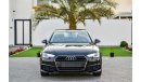 Audi A4 - 2017 - Low Mileage! - AED 1,742 per month - 0% Downpayment