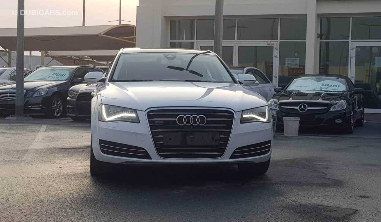 Audi A8 Audi A8 model 2012 GCC car prefect condition full option panoramic roof leather seats