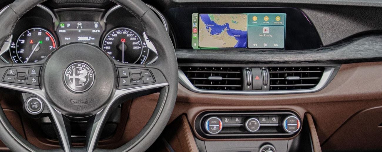 Alfa Romeo Stelvio Super 2.0L 1,650x60 • 20% DP • 2020 Alfa Romeo Stelvio Q4 • Warranty Available • GCC •