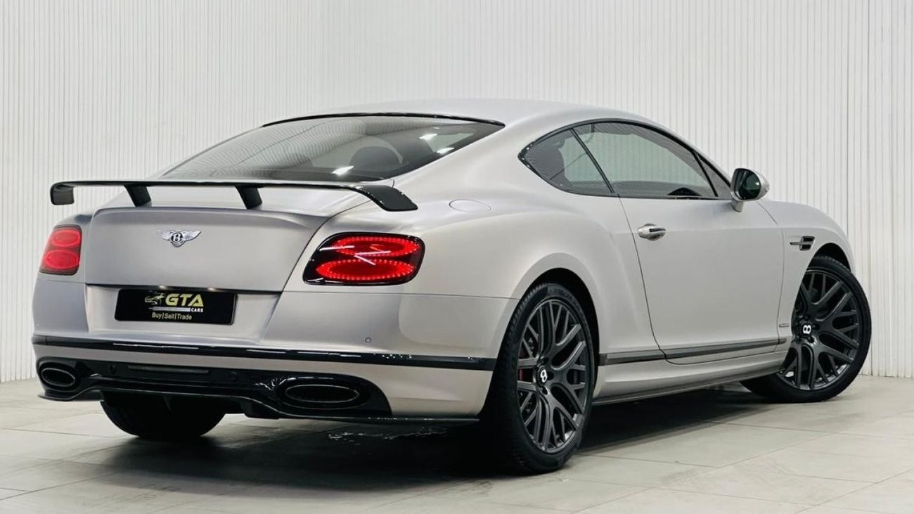 Bentley Continental GT 1/710 2017 Bentley Continental GT SuperSport, 2024 Agency Warranty + One Service Remaining, GCC