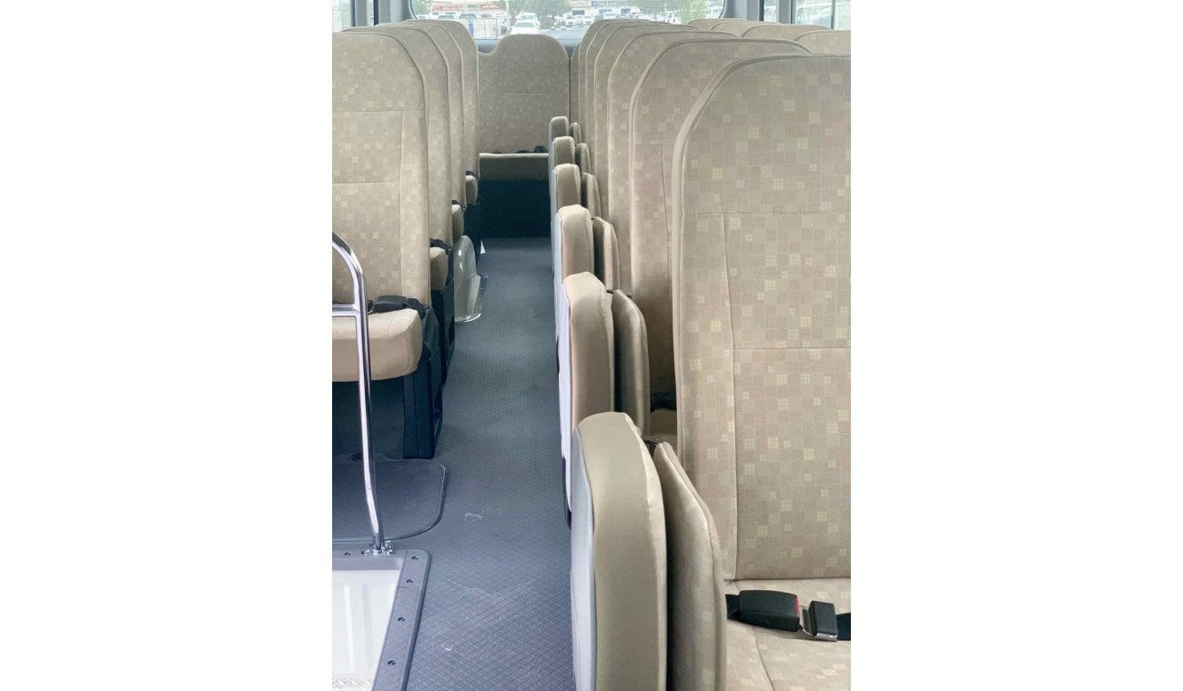 Toyota Coaster 2019 - V6 — 4200cc — DIESEL— 30 SEAT -- 2 POINT SEAT BILT -- ORIGINAL FABRIC SEAT --- AUTOMA