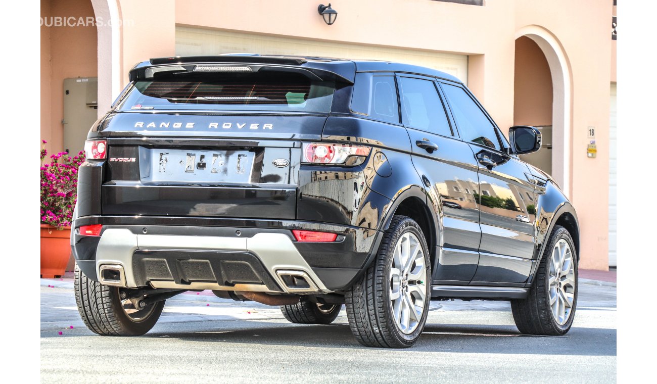 Land Rover Range Rover Evoque Dynamic plus 2013 AED 1900 P.M with 0% D.P under warranty