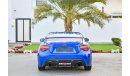 Subaru BRZ - Fully Loaded! - Excellent Condition! - GCC - AED 1,449 Per Month - 0% DP