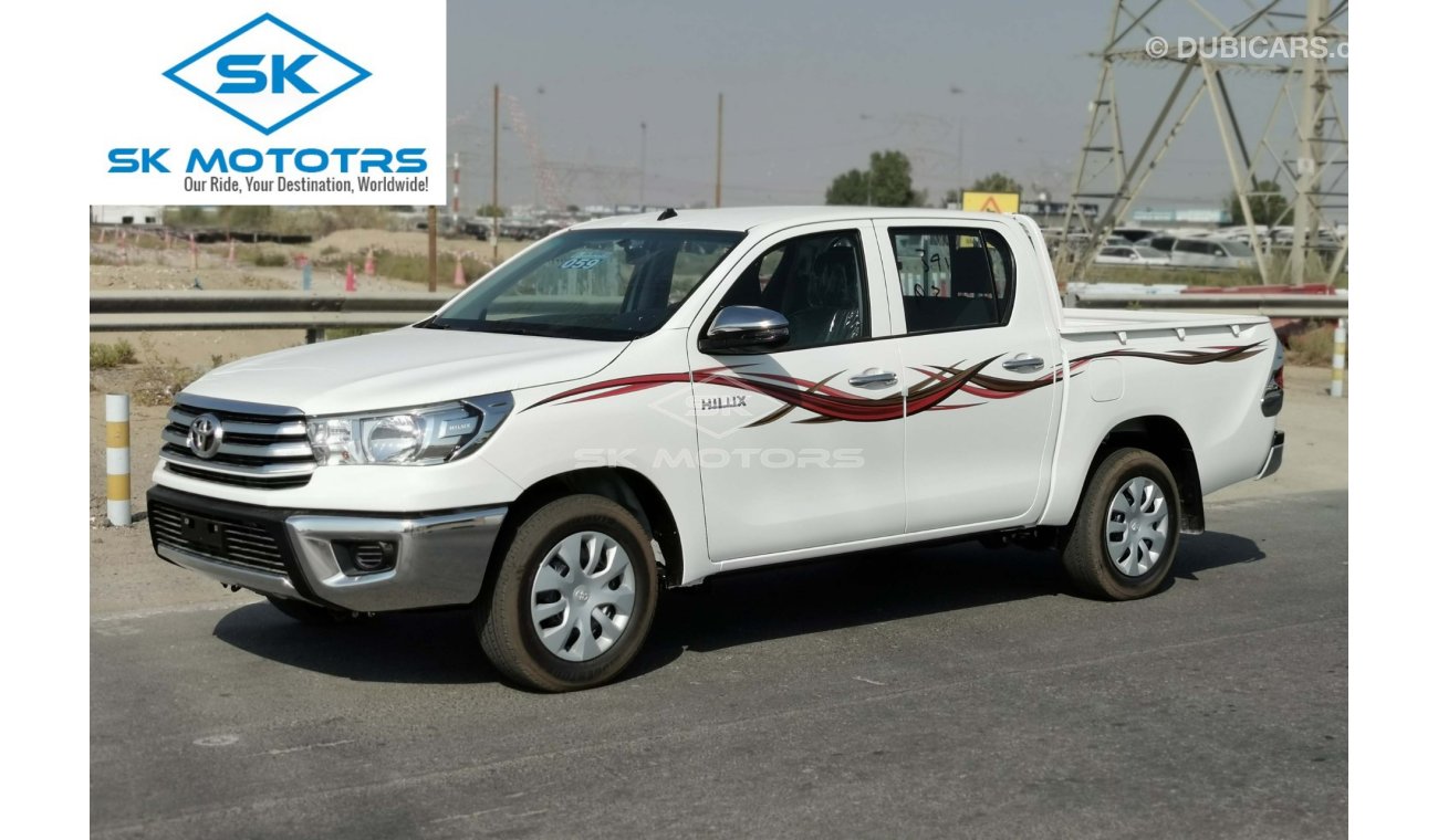 Toyota Hilux 2.4L 4CY Diesel, 4×2, M/T, DVD, Chrome Bumpers (CODE # THBS05)