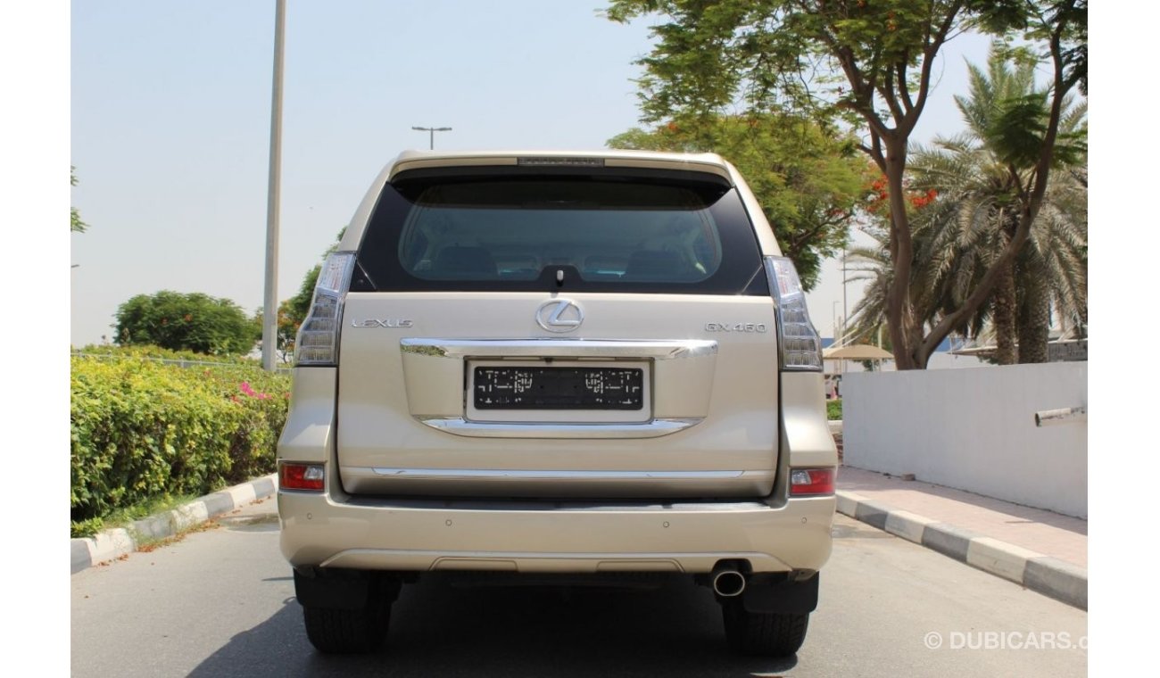 لكزس GX 460 PLATINUM FULLY LOADED 2015 GCC WITH AGENCY SERVICE IN MINT CONDITION