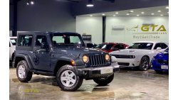 Jeep Wrangler 2016 Jeep Wrangler 2-Door, Warranty, Full History, GCC, Low Kms